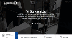 Desktop Screenshot of abrahamssonsjarn.se