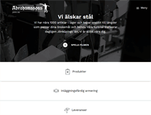 Tablet Screenshot of abrahamssonsjarn.se